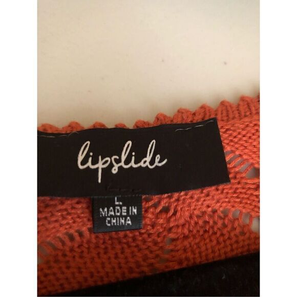 Lipslide Orange Crochet Embroidered Women Blouse - Picture 10 of 12